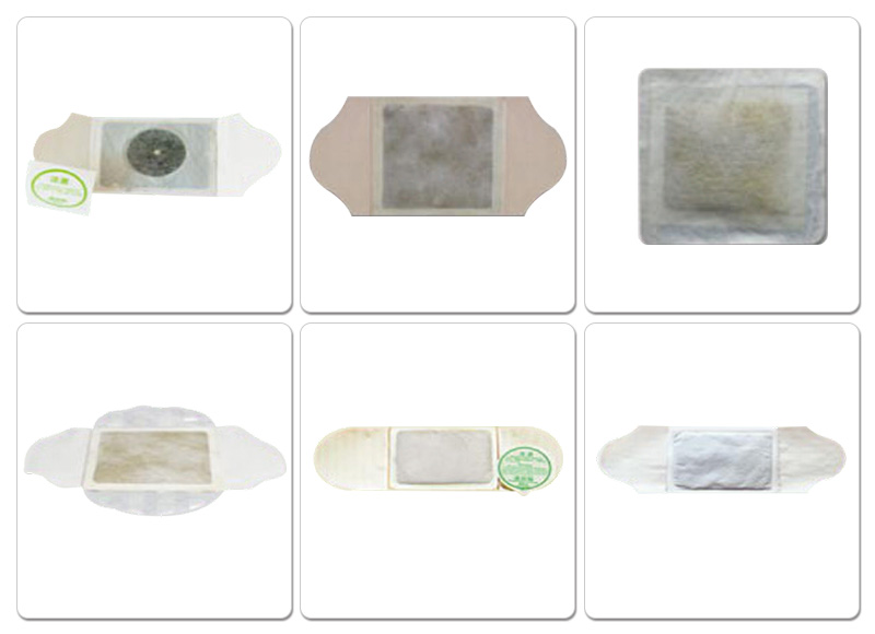 HY-330S全自動(dòng)艾灸貼、膏藥熱敷貼、中藥熱灸貼包裝機(jī)樣品