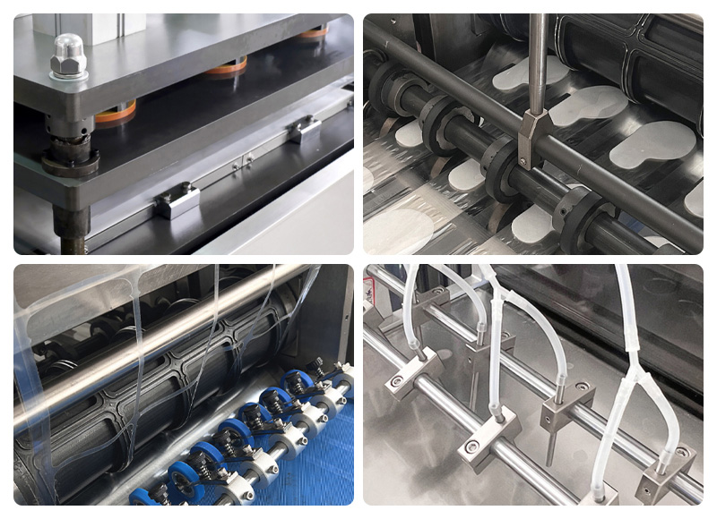 SBF800眼貼連續(xù)式四邊封包裝機機械細節(jié)
